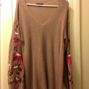 American Eagle Embroidered Sweater